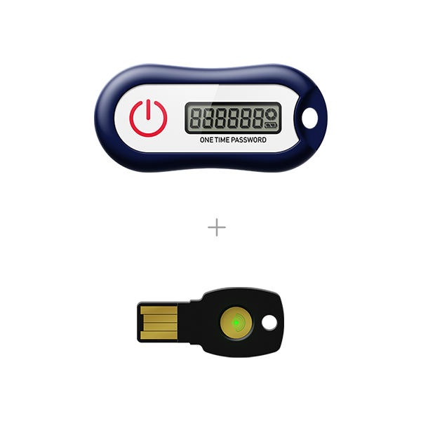 FEITIAN Security Bundle: Non-NFC OTP C200-i34 + ePass FIDO® NFC K9B Key