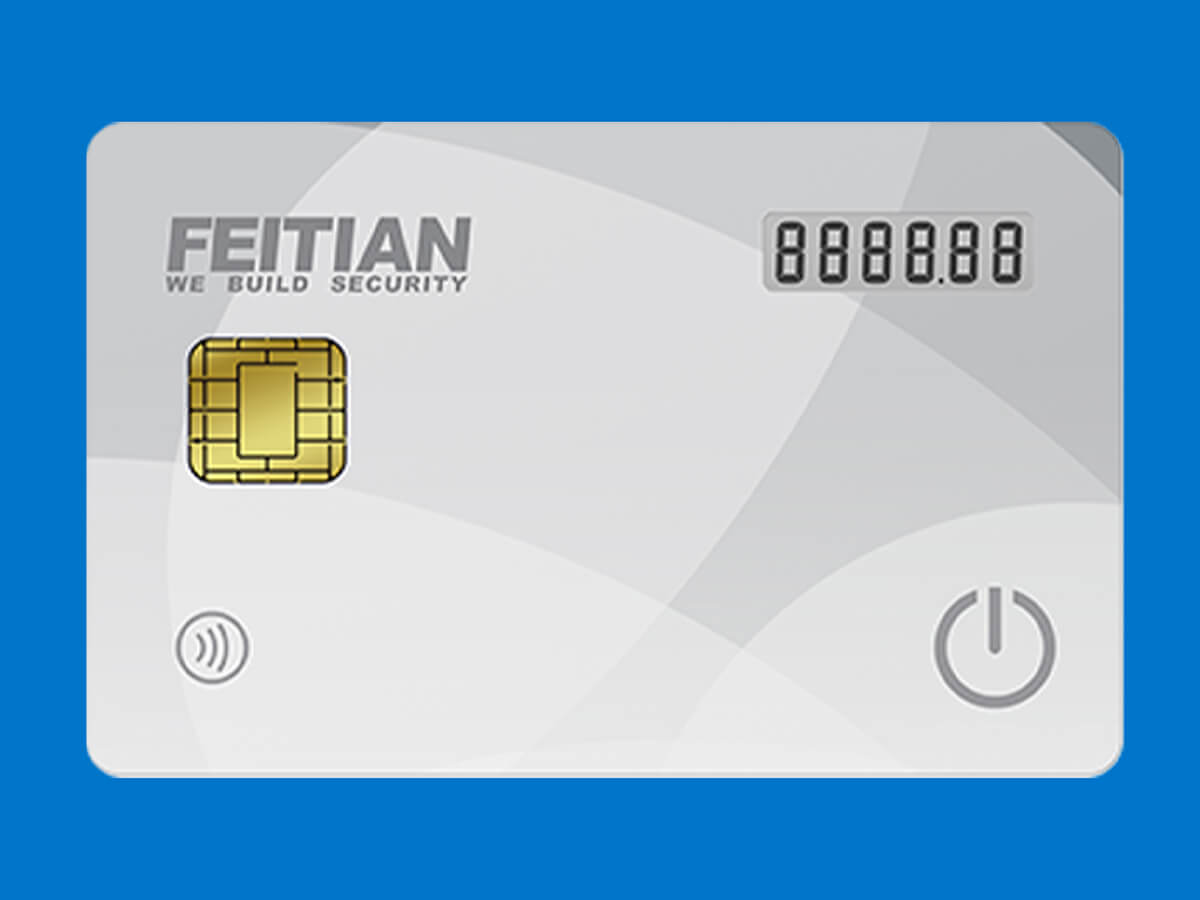 Cybersecurity card product from FEITIAN Technologies